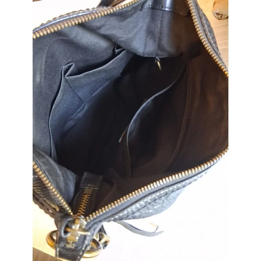 Vintage Coach Chelsea Laced Convertible Handbag Black 10399